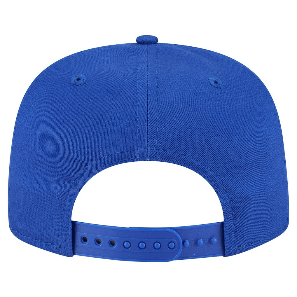 Philadelphia 76ers Team Text Golfer Snapback Hat - Royal online