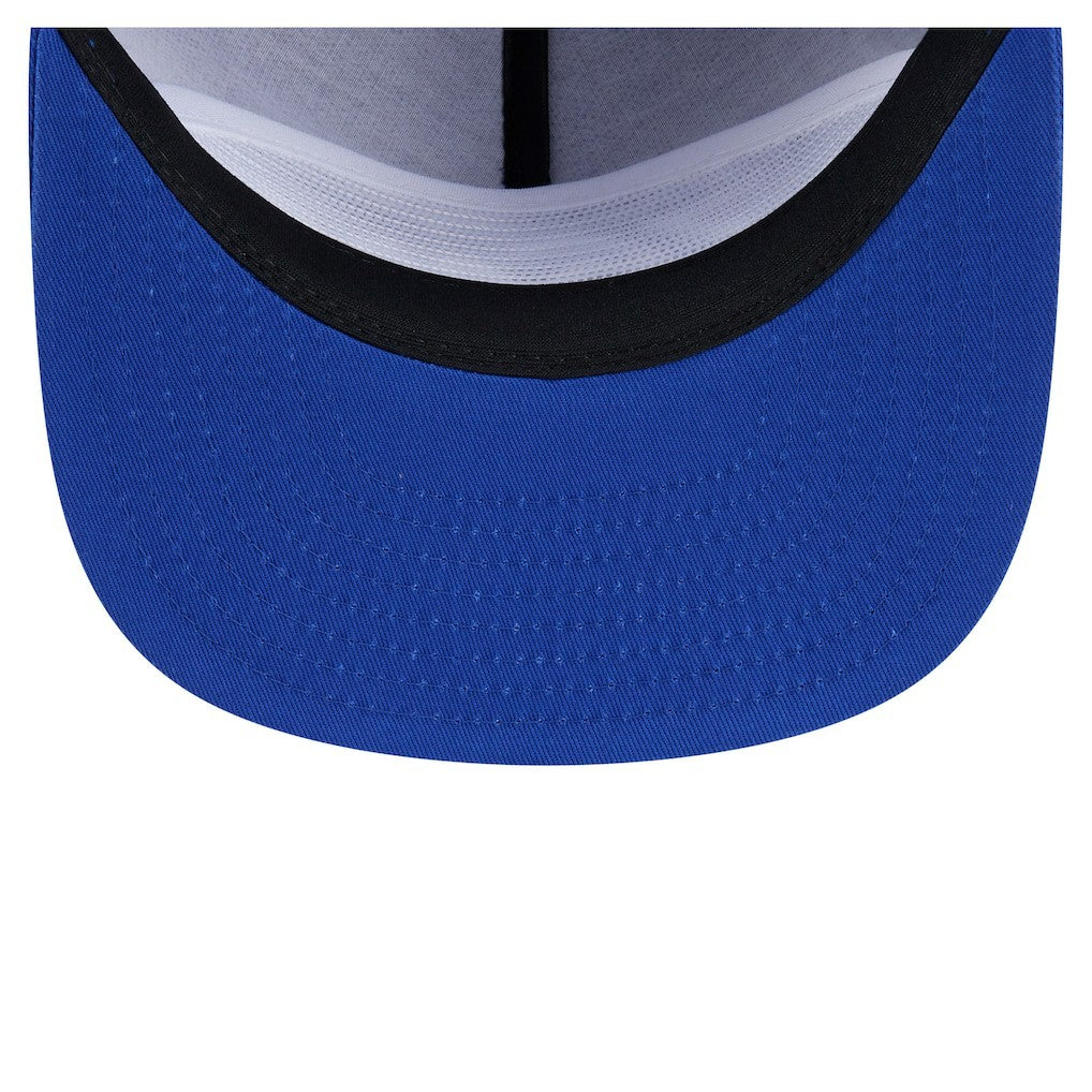 Philadelphia 76ers Team Text Golfer Snapback Hat - Royal online