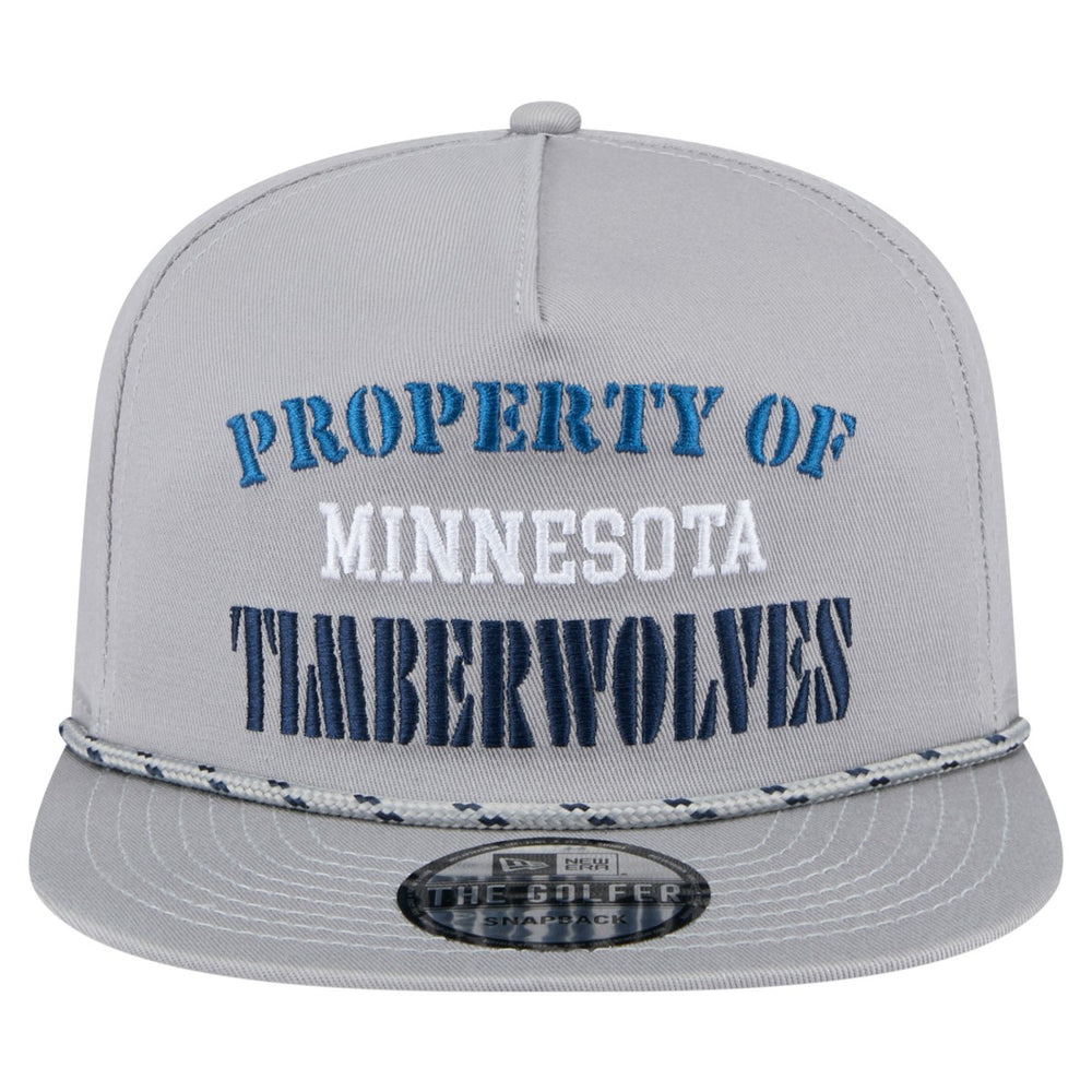 Minnesota Timberwolves Throwback Property Of Golfer Snapback Hat - Gray for sale