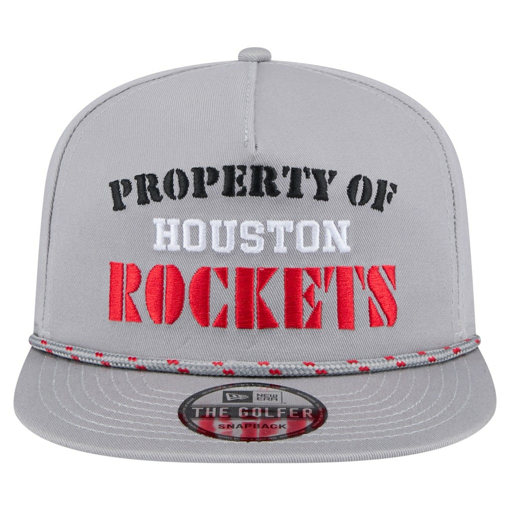 Houston Rockets Throwback Property Of Golfer Snapback Hat sale - Gray sale