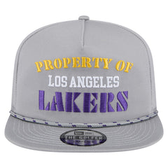 Los Angeles Lakers Throwback Property Of Golfer Snapback Hat - Gray shop