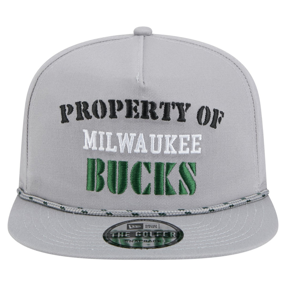 Milwaukee Bucks Throwback Property Of Golfer Snapback Hat - Gray online