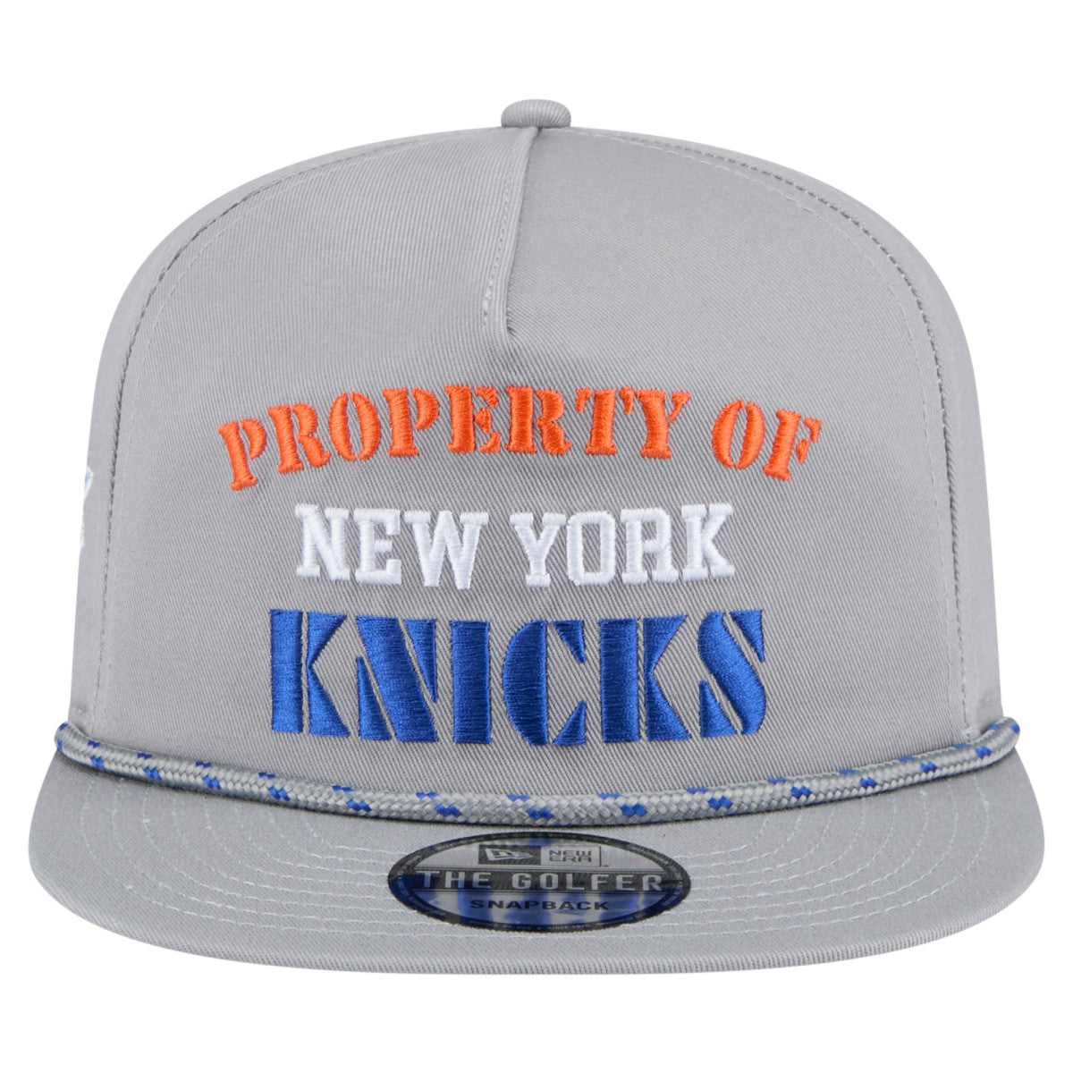 New York Knicks Throwback Property Of Golfer Snapback Hat - Gray sale