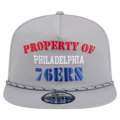 Philadelphia 76ers Throwback Property Of Golfer Snapback Hat - Gray online