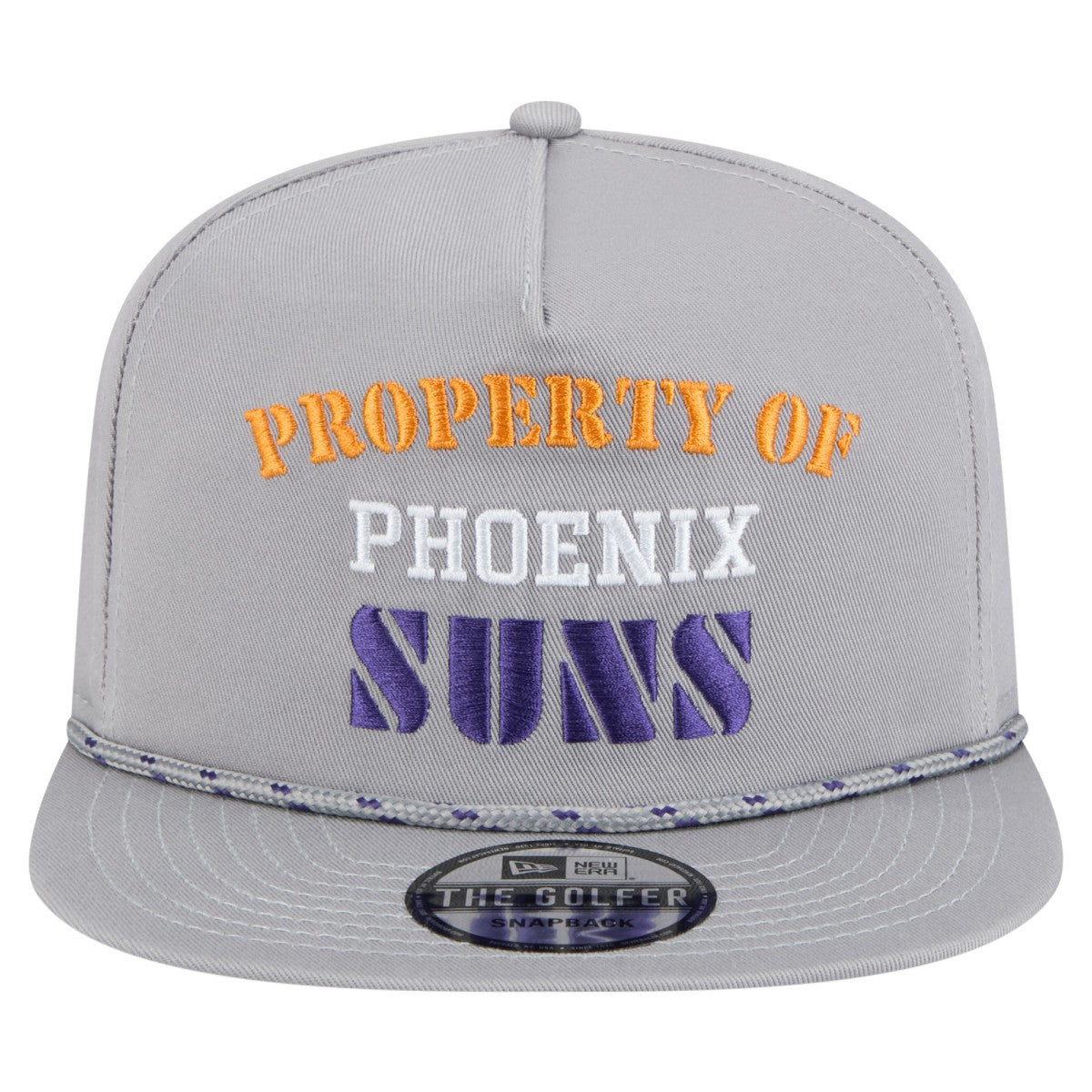 Phoenix Suns Throwback Property Of Golfer Snapback Hat - Gray discount
