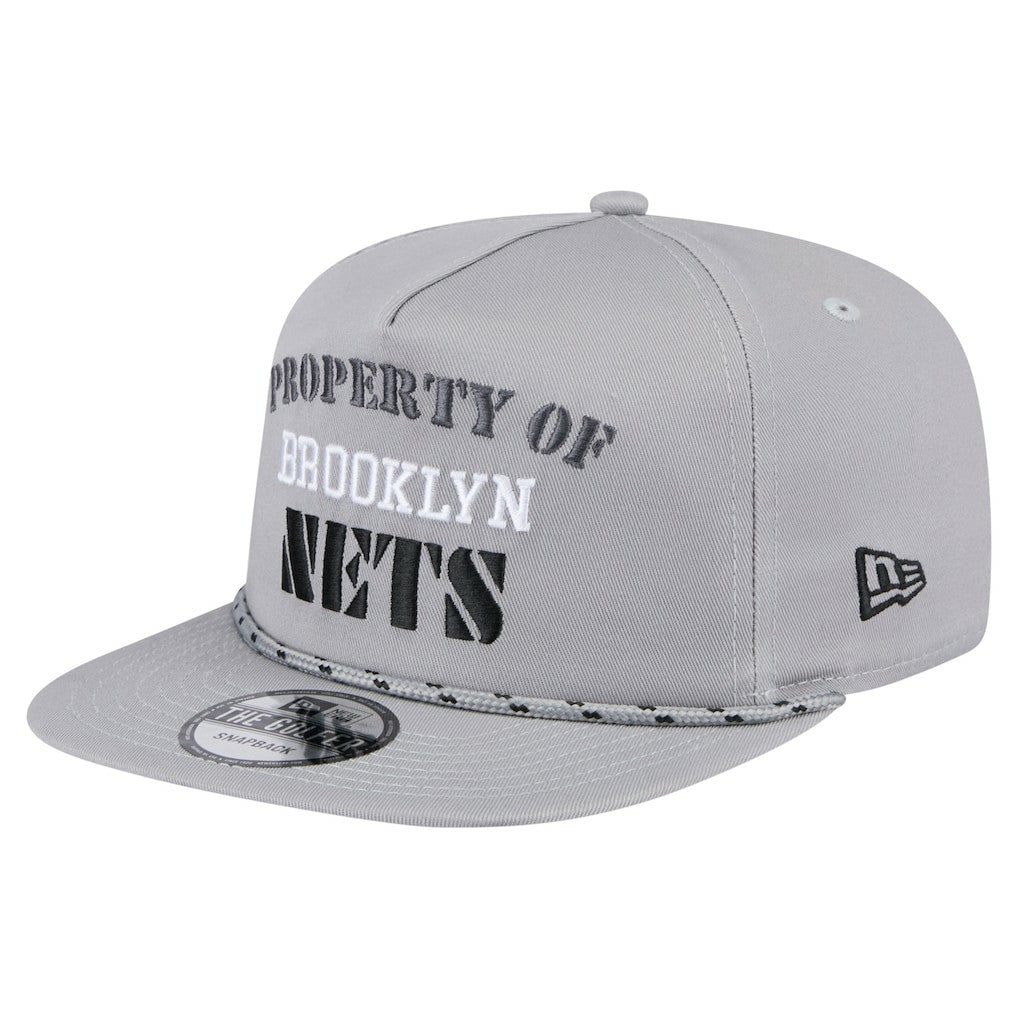 Brooklyn Nets Throwback Property Of Golfer Snapback Hat - Gray shop