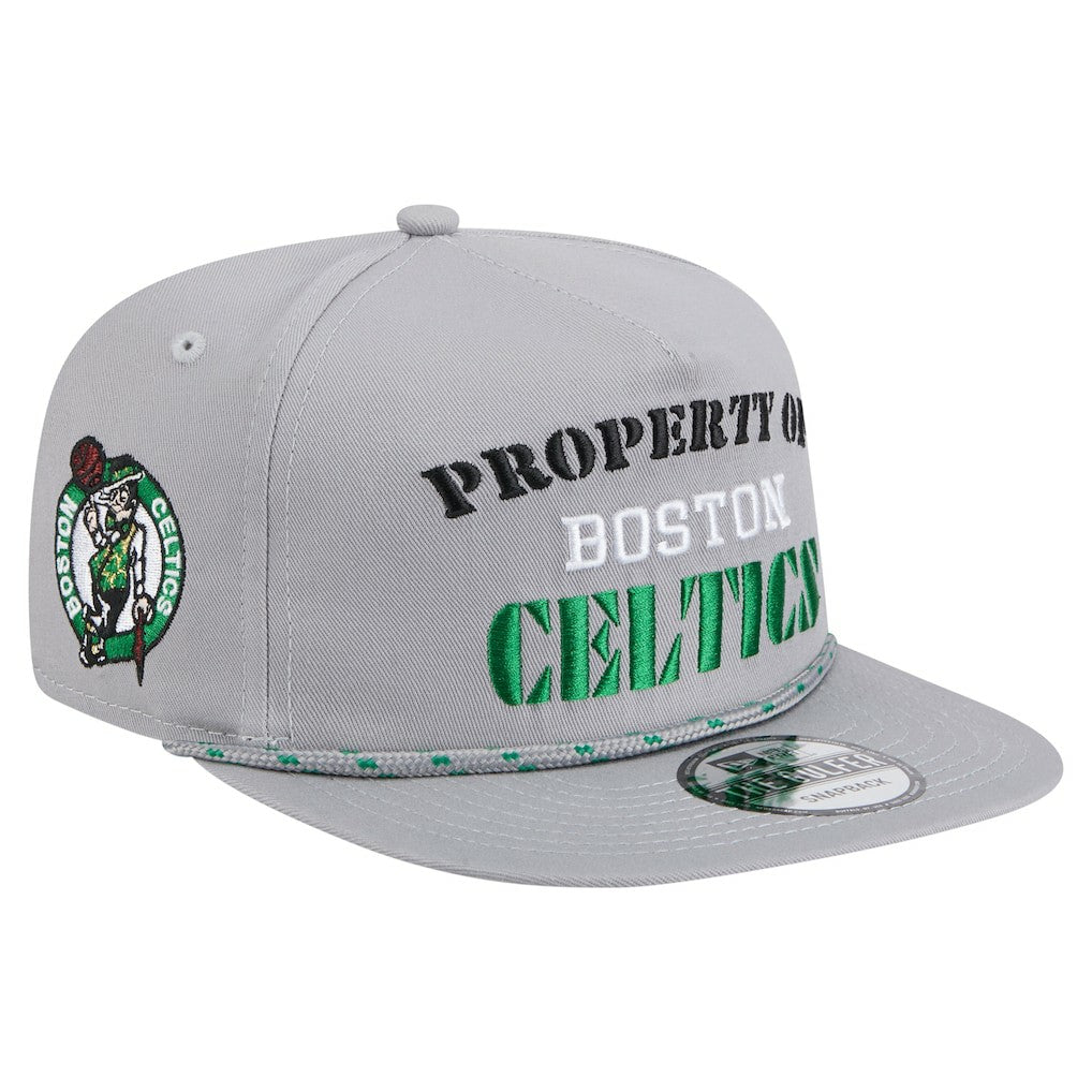 Boston Celtics Throwback Property Of Golfer Snapback Hat - Gray cheap