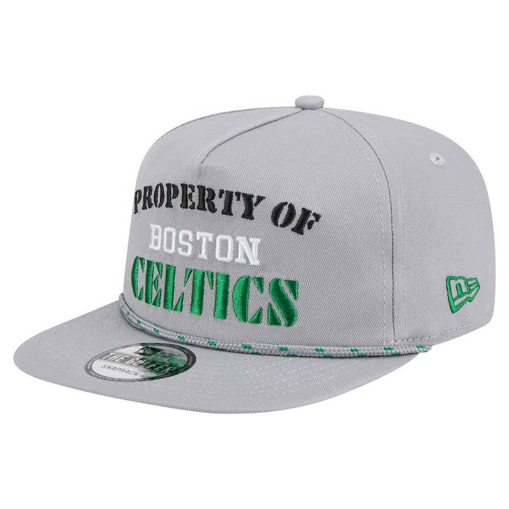 Boston Celtics Throwback Property Of Golfer Snapback Hat - Gray cheap