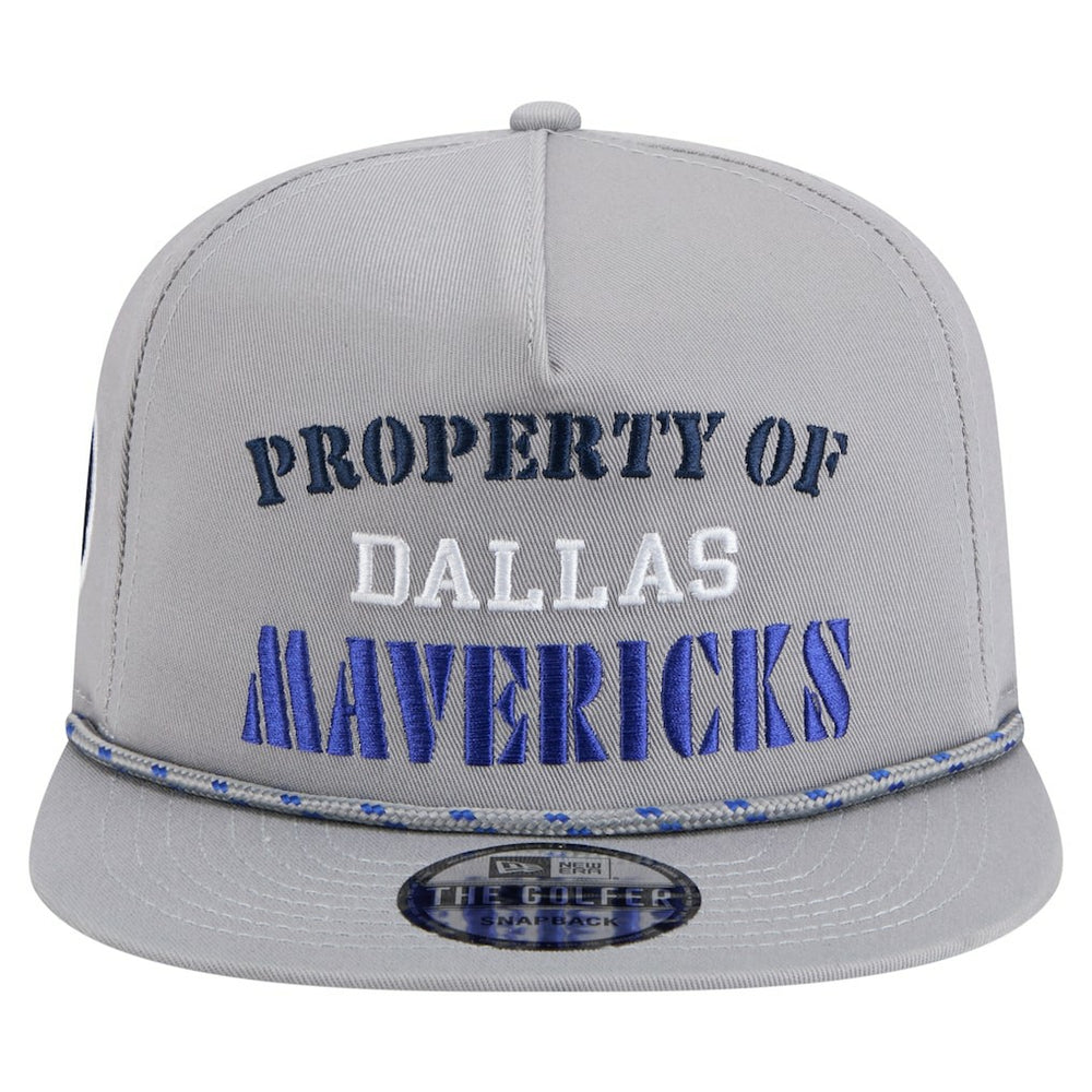 Dallas Mavericks Throwback Property Of Golfer Snapback Hat sale - Gray for sale