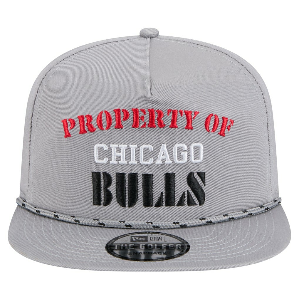 Chicago Bulls Throwback Property Of Golfer Snapback Hat - Gray shop