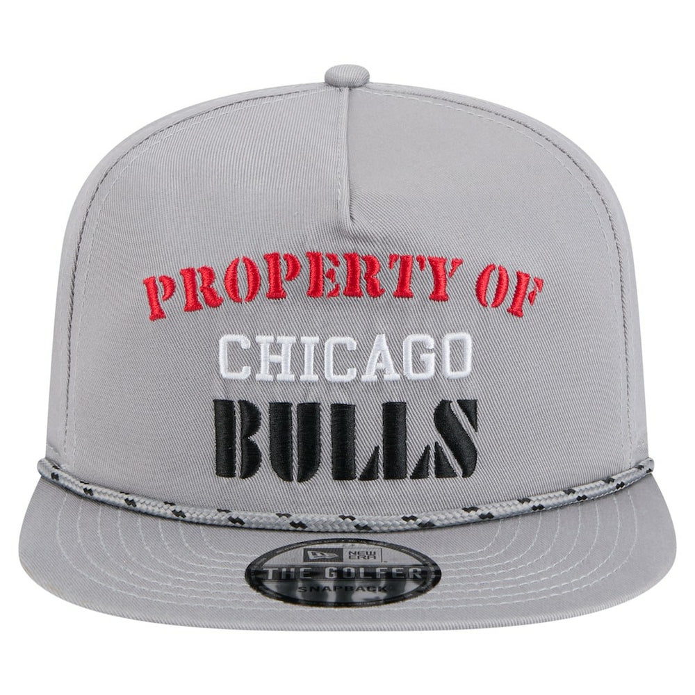 Chicago Bulls Throwback Property Of Golfer Snapback Hat - Gray shop