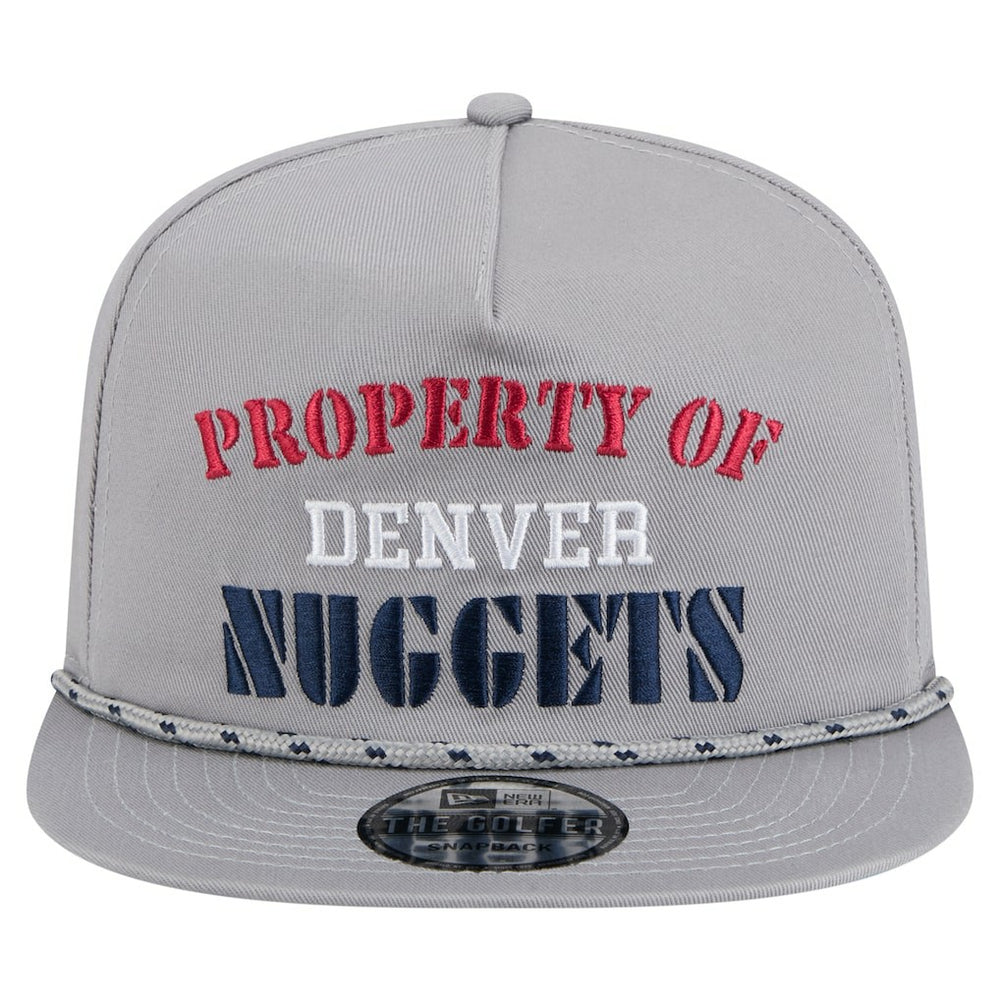 Denver Nuggets Throwback Property Of Golfer Snapback Hat sale - Gray for sale