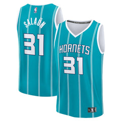 Tidjane Salaun Charlotte Hornets 2024 NBA Draft Fast Break Player Jersey - Icon Edition - Teal online