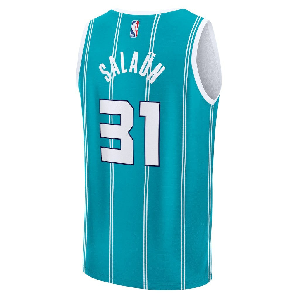 Tidjane Salaun Charlotte Hornets 2024 NBA Draft Fast Break Player Jersey - Icon Edition - Teal online