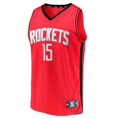 Reed Sheppard Houston Rockets 2024 NBA Draft Fast Break Player Jersey - Icon Edition - Red cheap