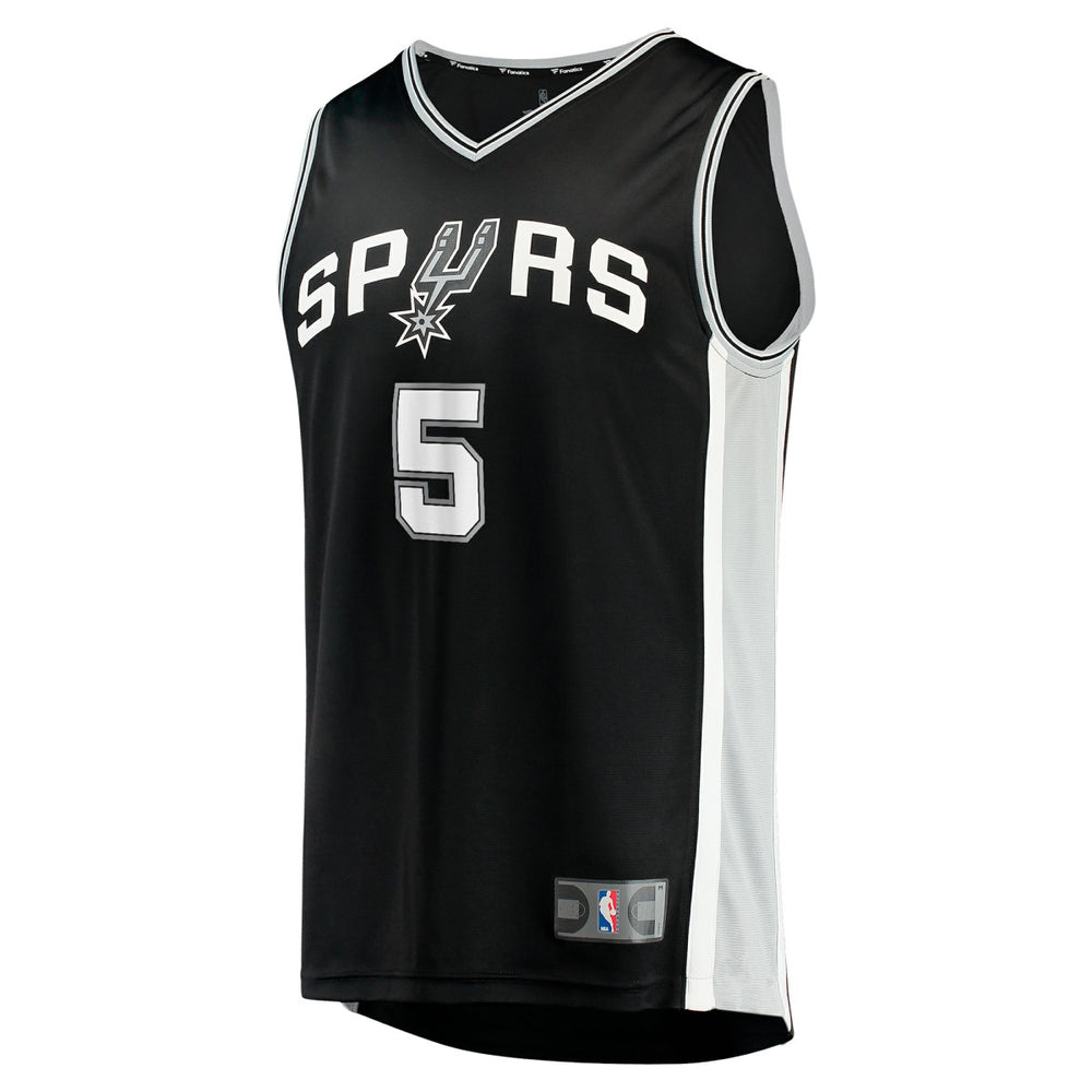 Stephon Castle San Antonio Spurs Youth 2024 NBA Draft Fast Break Player Jersey - Icon Edition - Black online