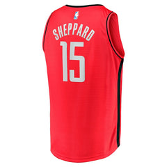 Reed Sheppard Houston Rockets Youth 2024 NBA Draft Fast Break Player Jersey - Icon Edition - Red discount