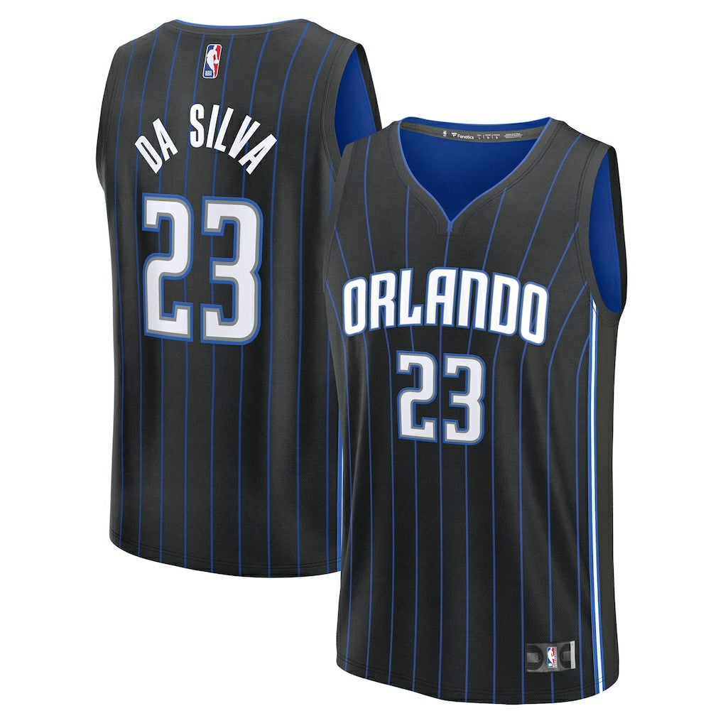 Tristan da Silva Orlando Magic Youth 2024 NBA Draft Fast Break Player Jersey - Icon Edition - Black online