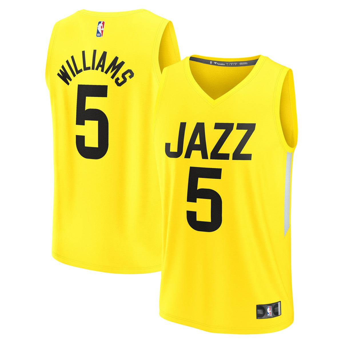 Cody Williams Utah Jazz Youth 2024 NBA Draft Fast Break Player Jersey - Icon Edition - Yellow shop