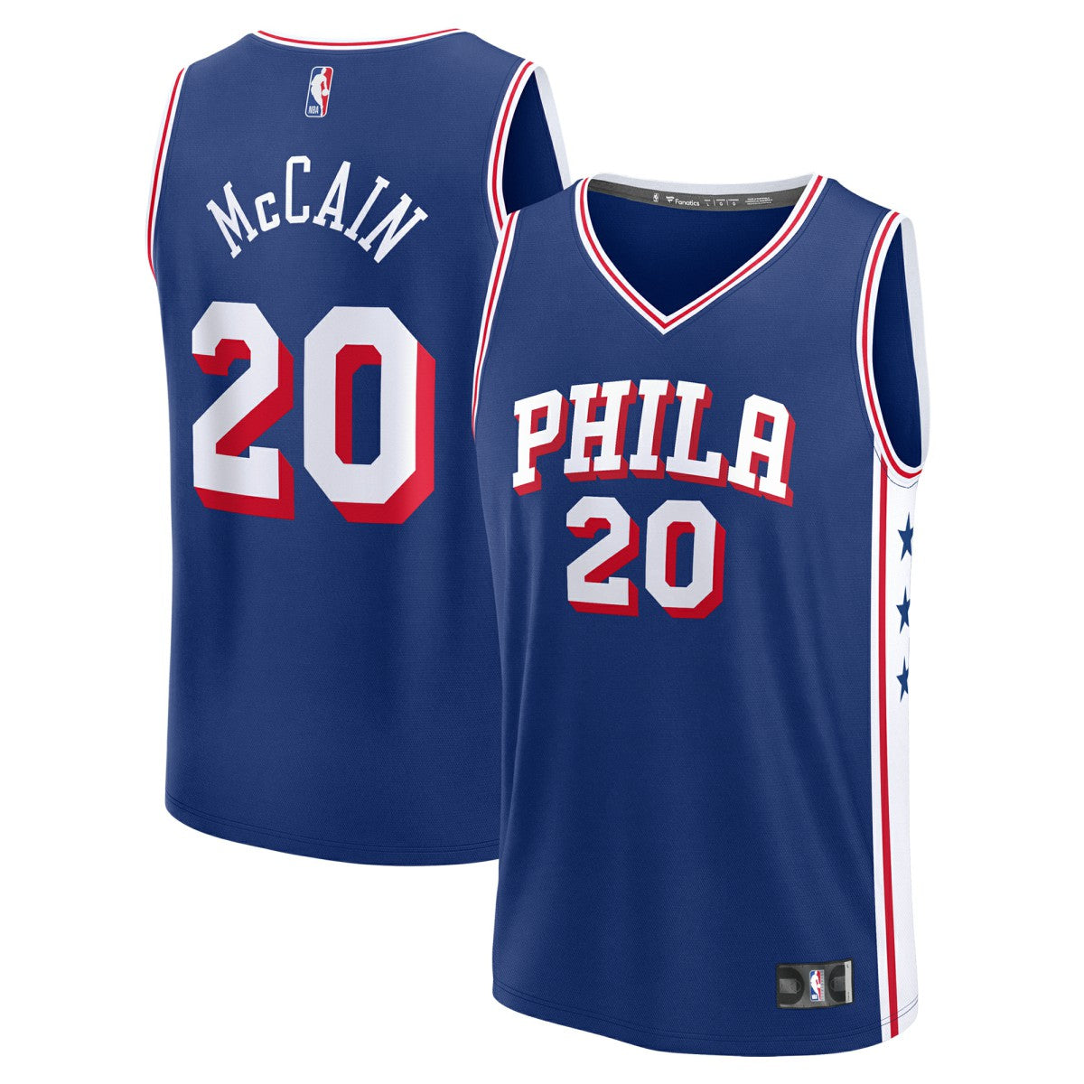 Jared McCain Philadelphia 76ers 2024 NBA Draft Fast Break Player Jersey - Icon Edition - Royal for sale