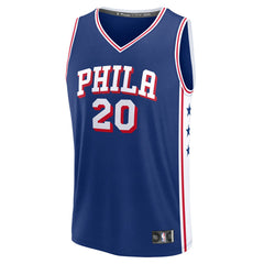 Jared McCain Philadelphia 76ers 2024 NBA Draft Fast Break Player Jersey - Icon Edition - Royal for sale