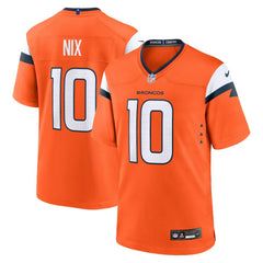 Bo Nix Denver Broncos Youth Game Jersey - Orange outlet