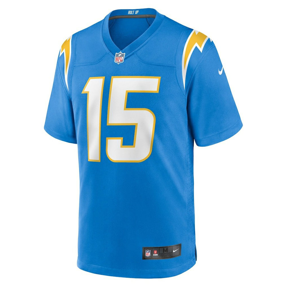 Ladd McConkey Los Angeles Chargers Youth Game Jersey - Powder Blue sale