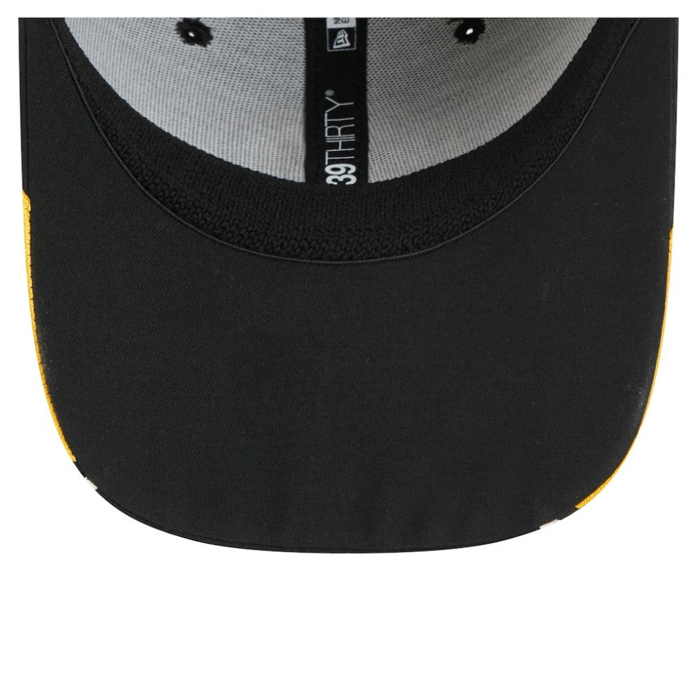Boston Bruins New Era Linear Featherweight 39THIRTY Flex Hat - Black Hats