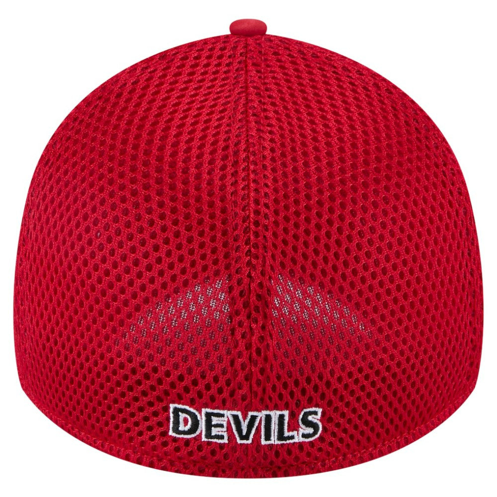 New Jersey Devils New Era Linear Featherweight 39THIRTY Flex Hat - Red Jerseys