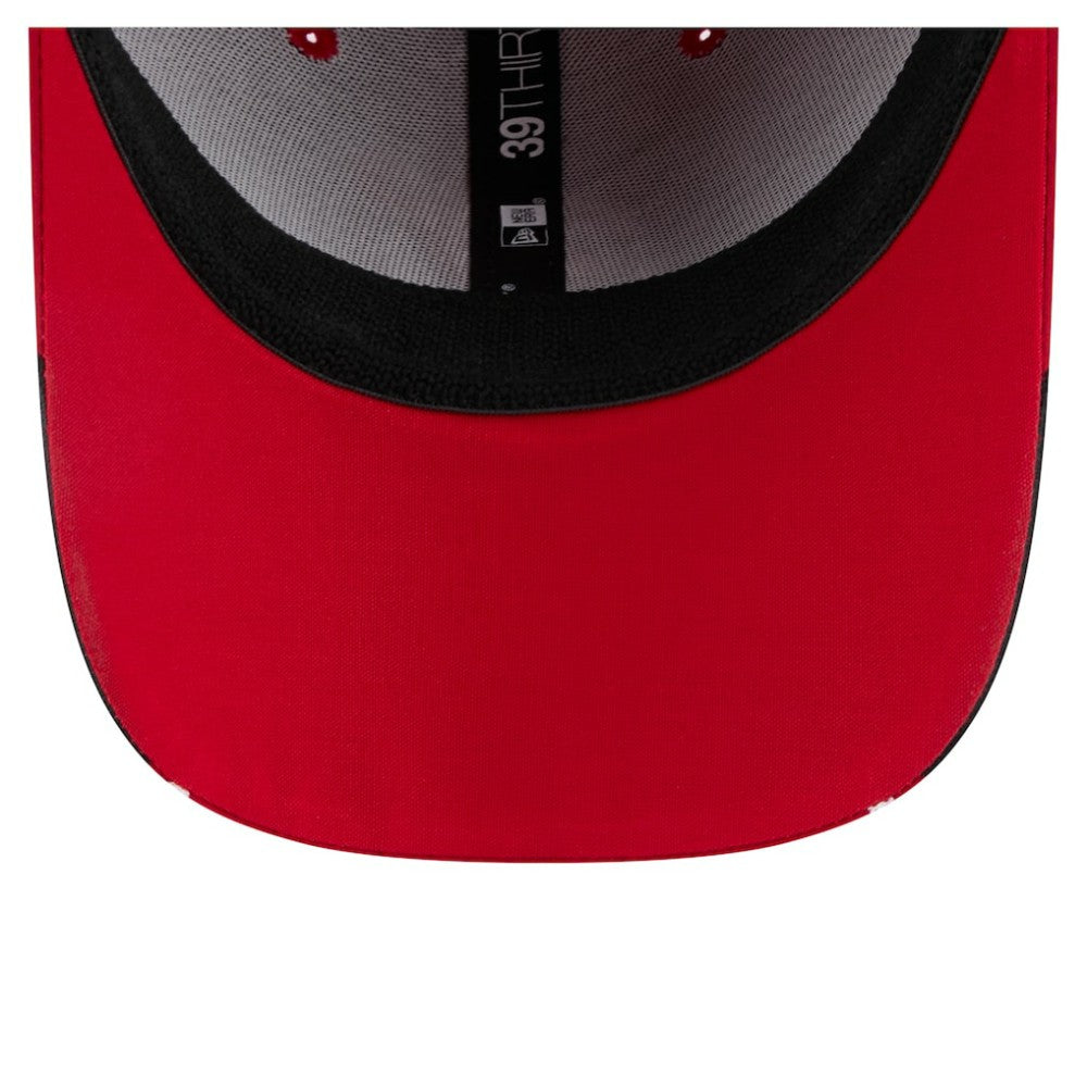 New Jersey Devils New Era Linear Featherweight 39THIRTY Flex Hat - Red Jerseys