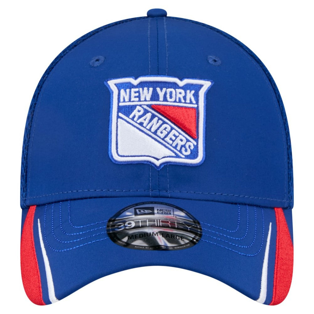New York Rangers New Era Linear Featherweight 39THIRTY Flex Hat - Blue Hats