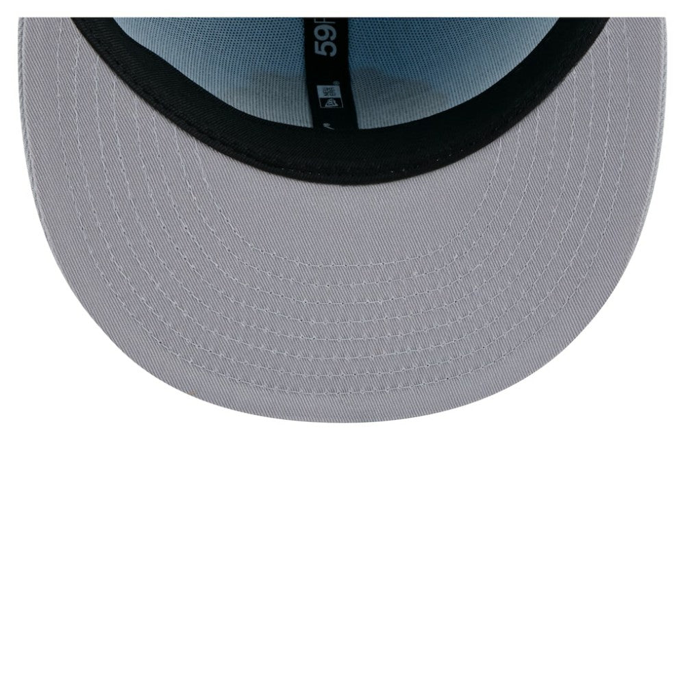 Chicago Blackhawks New Era Color Pack Two-Tone 59FIFTY Fitted Hat - Light Blue/Gray Hats