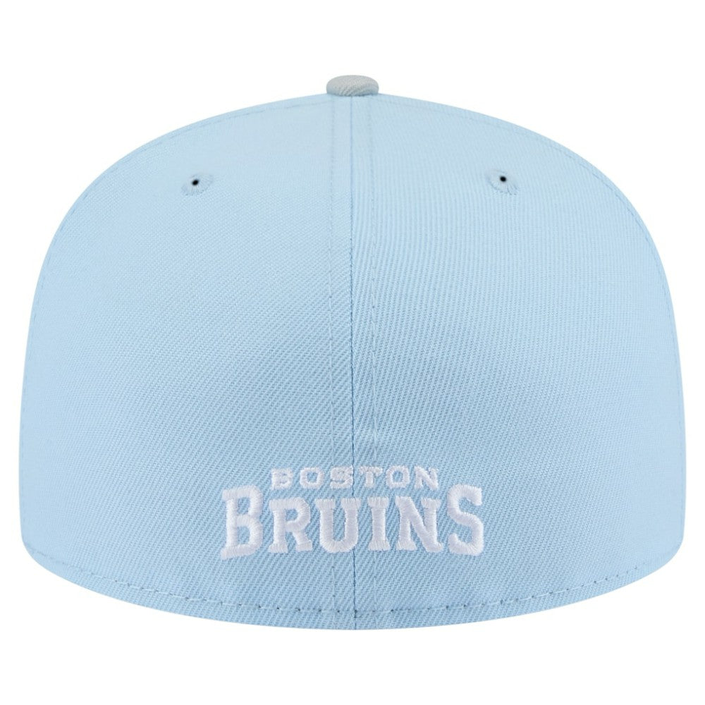 Boston Bruins New Era Color Pack Two-Tone 59FIFTY Fitted Hat - Light Blue/Gray Hats