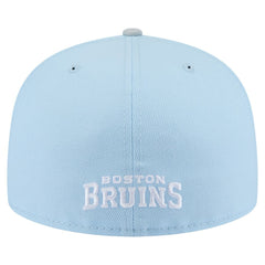 Boston Bruins New Era Color Pack Two-Tone 59FIFTY Fitted Hat - Light Blue/Gray Hats