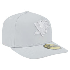 Pittsburgh Penguins New Era Color Pack A-Frame 59FIFTY Fitted Hat - Gray Hats