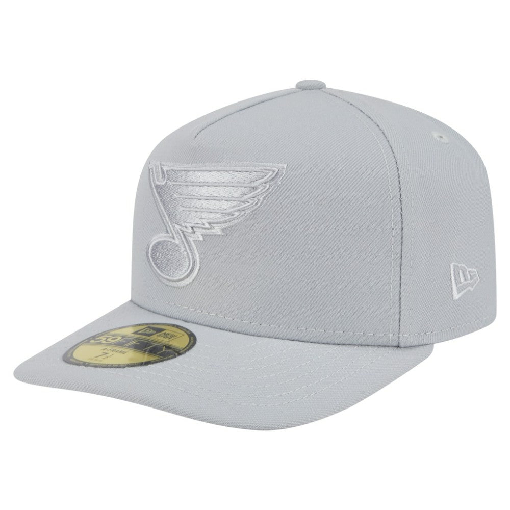 St. Louis Blues New Era Color Pack A-Frame 59FIFTY Fitted Hat - Gray Hats