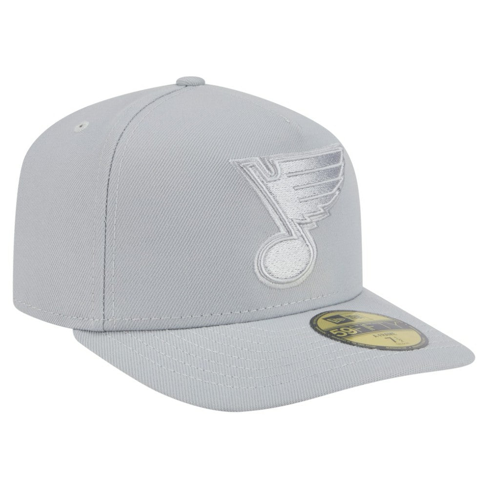St. Louis Blues New Era Color Pack A-Frame 59FIFTY Fitted Hat - Gray Hats
