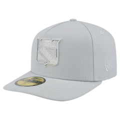 New York Rangers New Era Color Pack A-Frame 59FIFTY Fitted Hat - Gray Hats