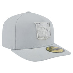 New York Rangers New Era Color Pack A-Frame 59FIFTY Fitted Hat - Gray Hats