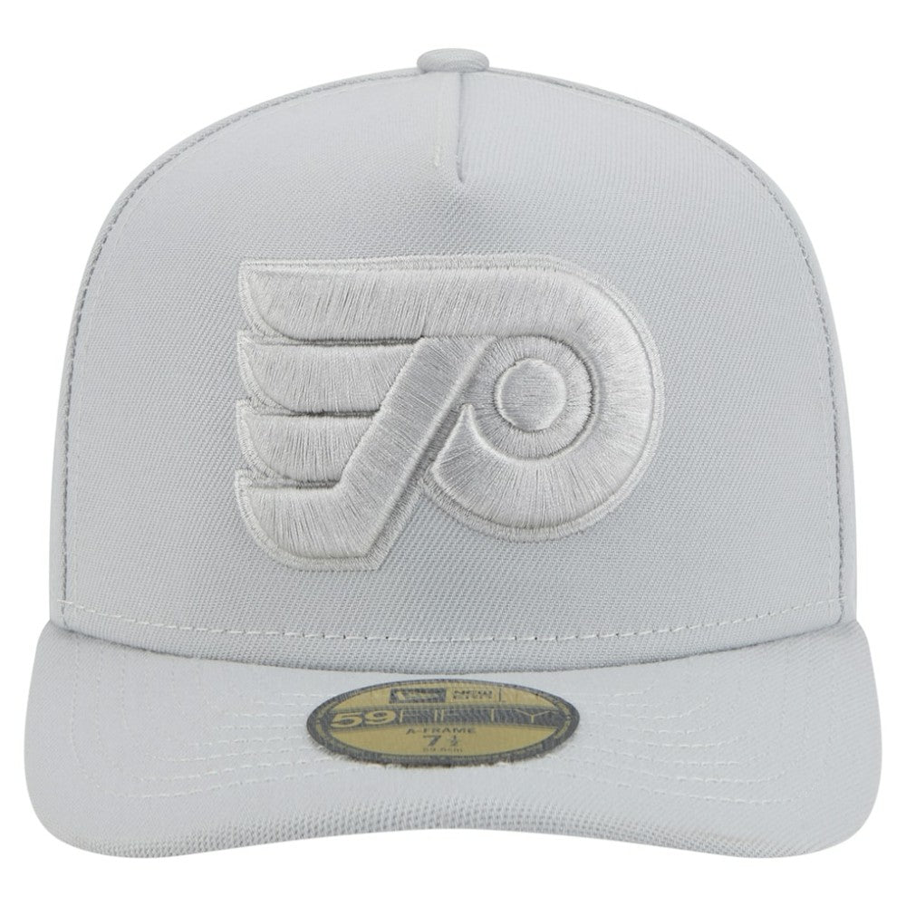 Philadelphia Flyers New Era Color Pack A-Frame 59FIFTY Fitted Hat - Gray Hats