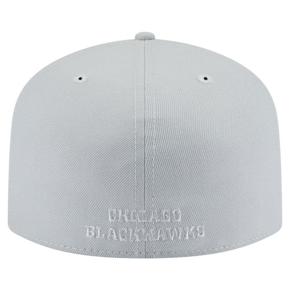 Chicago Blackhawks New Era Color Pack A-Frame 59FIFTY Fitted Hat - Gray Hats