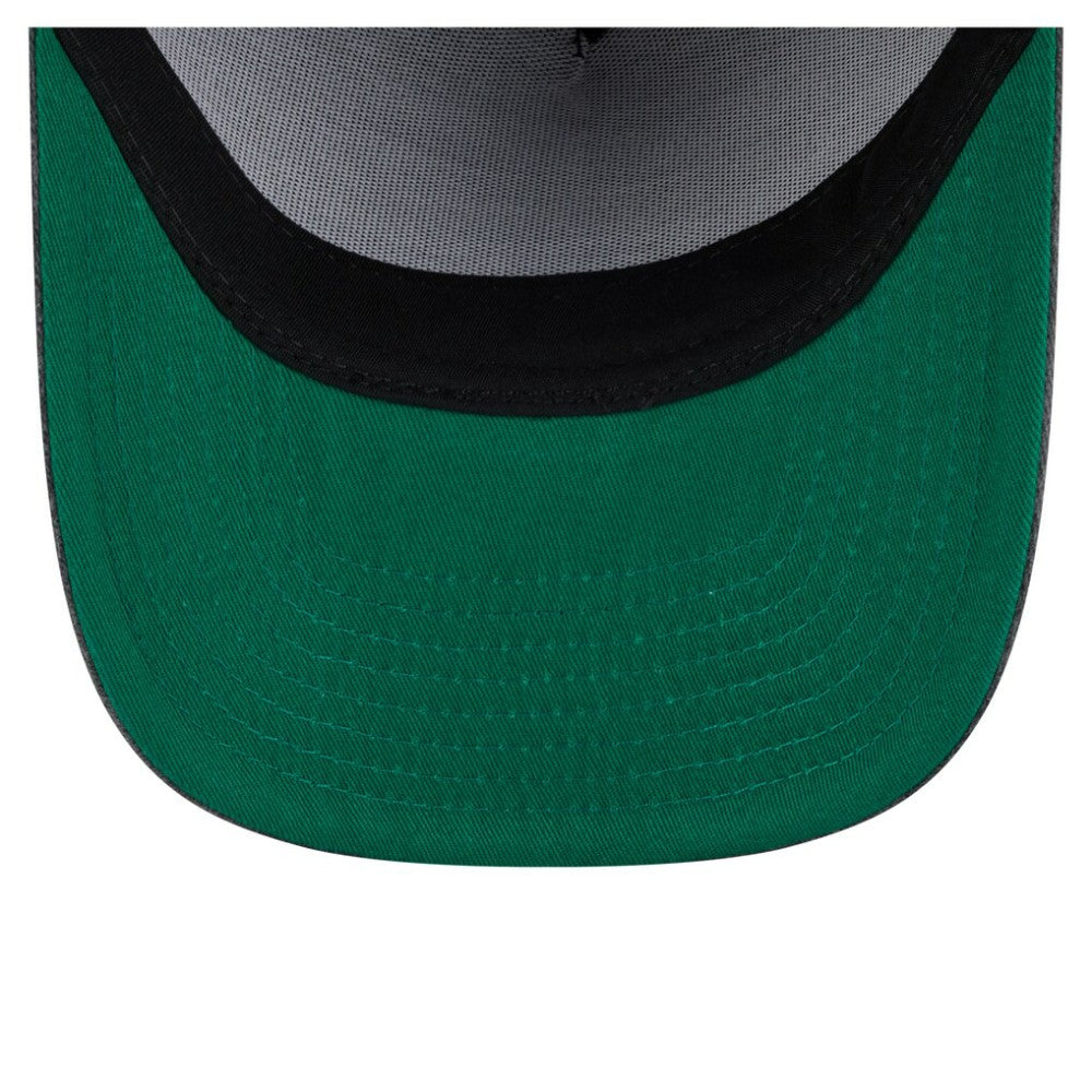 Minnesota Wild New Era Throwback Washed A-Frame Pre-Curved 9FIFTY Snapback Hat - Charcoal Hats