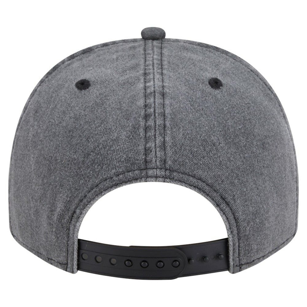 Vegas Golden Knights New Era Throwback Washed A-Frame Pre-Curved 9FIFTY Snapback Hat - Charcoal Hats