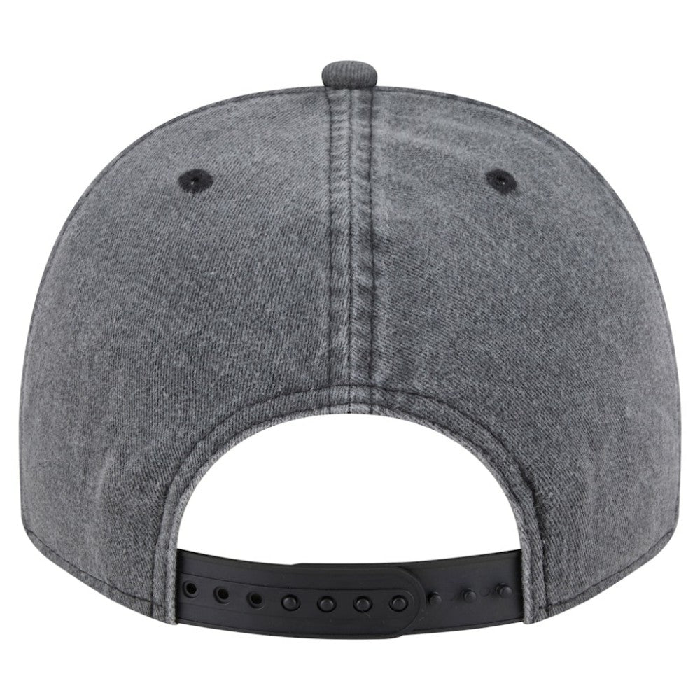 Boston Bruins New Era Throwback Washed A-Frame Pre-Curved 9FIFTY Snapback Hat - Charcoal Hats