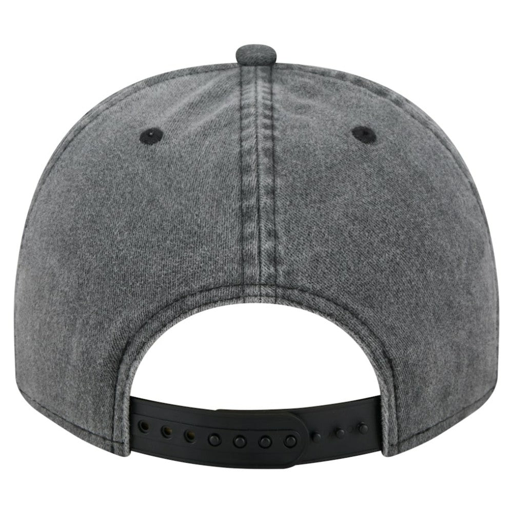Carolina Hurricanes New Era Throwback Washed A-Frame Pre-Curved 9FIFTY Snapback Hat - Charcoal Hats