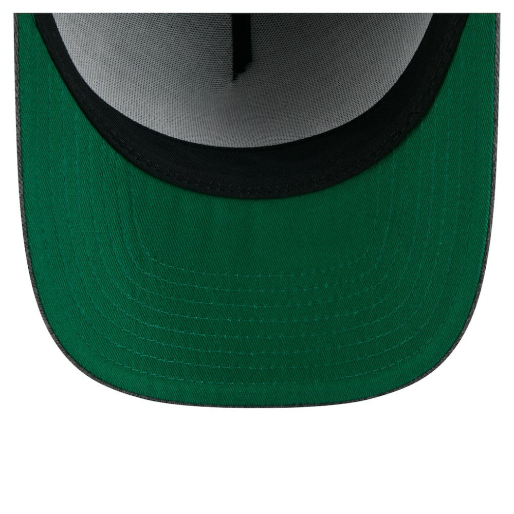 Carolina Hurricanes New Era Throwback Washed A-Frame Pre-Curved 9FIFTY Snapback Hat - Charcoal Hats