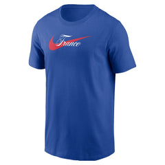 France National Team Team Wordmark Swoosh Core T-Shirt - Royal online