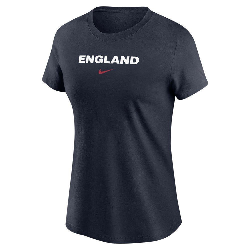 England National Team Women's Wordmark T-Shirt - Navy cheap