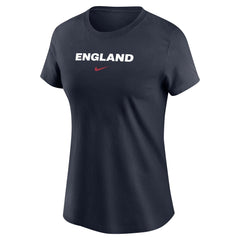 England National Team Women's Wordmark T-Shirt - Navy cheap
