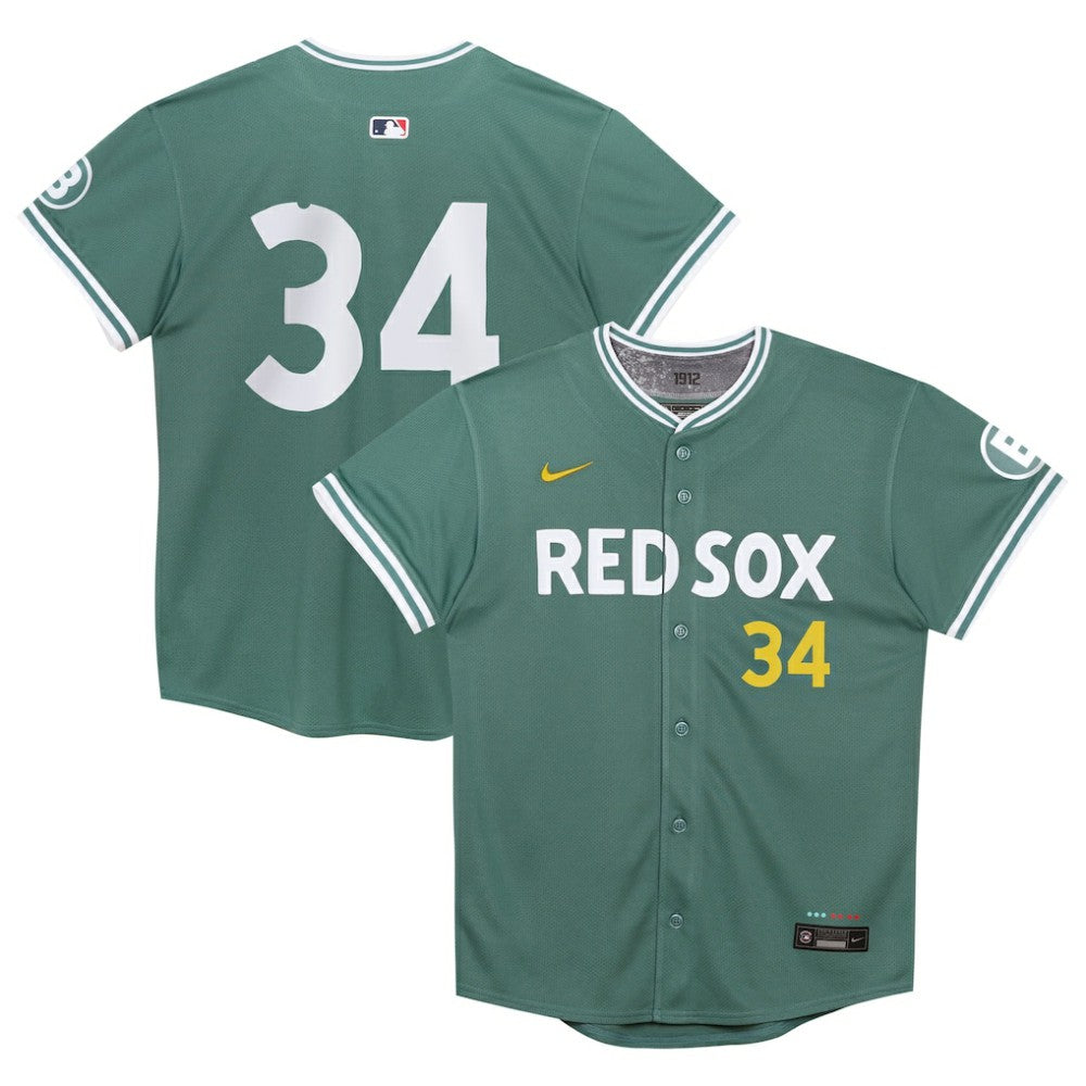 David Ortiz Boston Red Sox Preschool 2025 City Connect Limited Retired Player Jersey Green